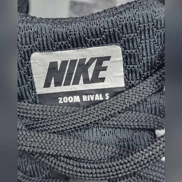 Nike Zoom Rival S 9 Grey Black Track & Field Running Cleats Size 6.5 - Picture 8 of 11